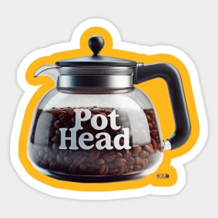 Pot Head by focusln Sticker